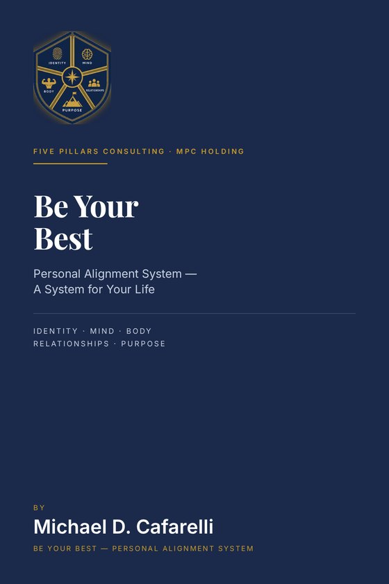 Be Your Best — Personal Alignment System, front cover